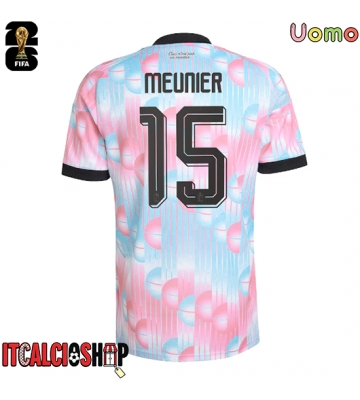 Belgio Thomas Meunier #15 Seconda Maglia Mondiali 2026 Manica Corta